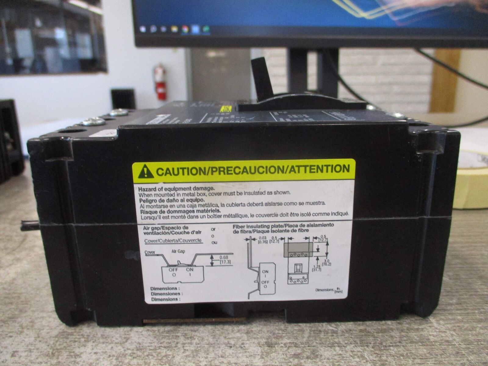 Square D Circuit Breaker FAL34030 30A 480V 3P Used