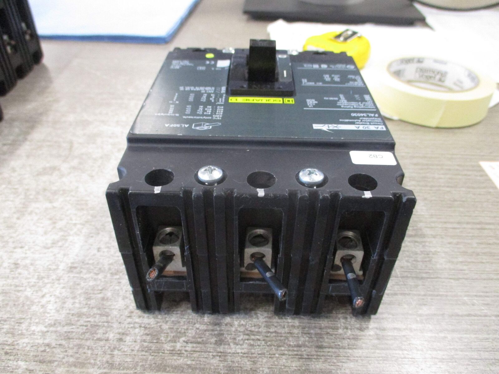 Square D Circuit Breaker FAL34030 30A 480V 3P Used