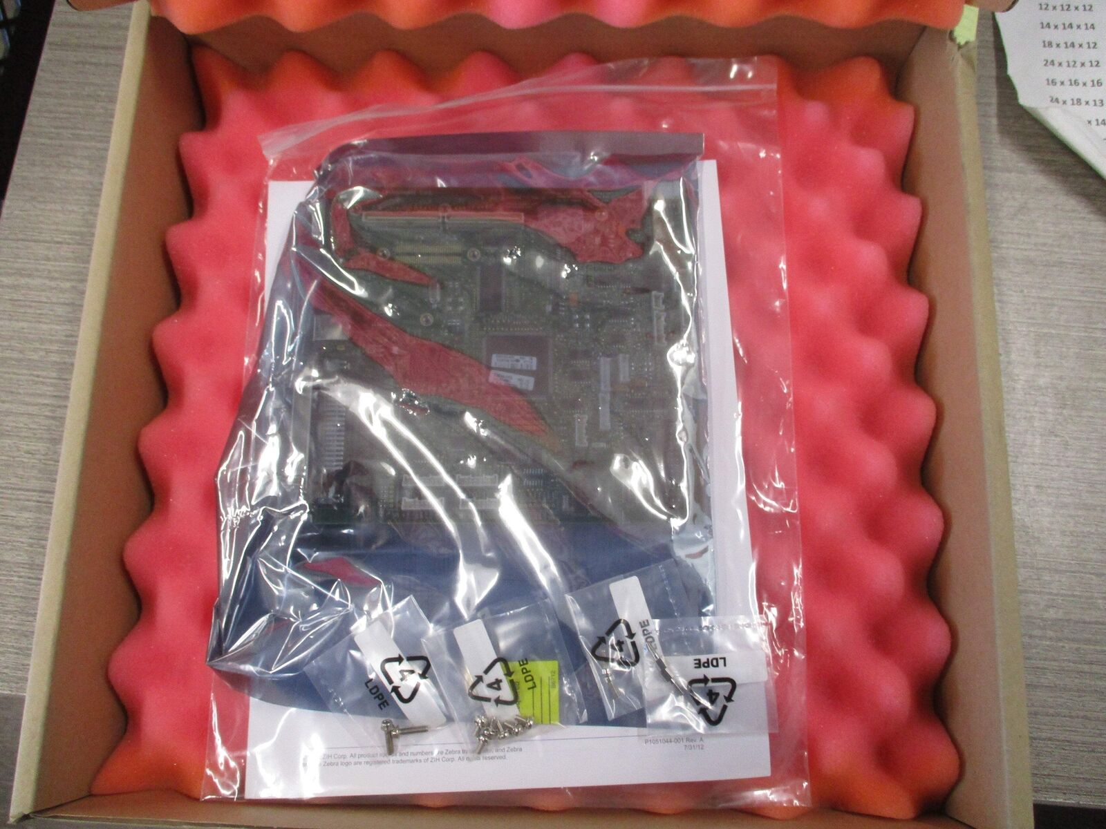 Zebra Main Logic Board Kit P1046696-017 New Surplus