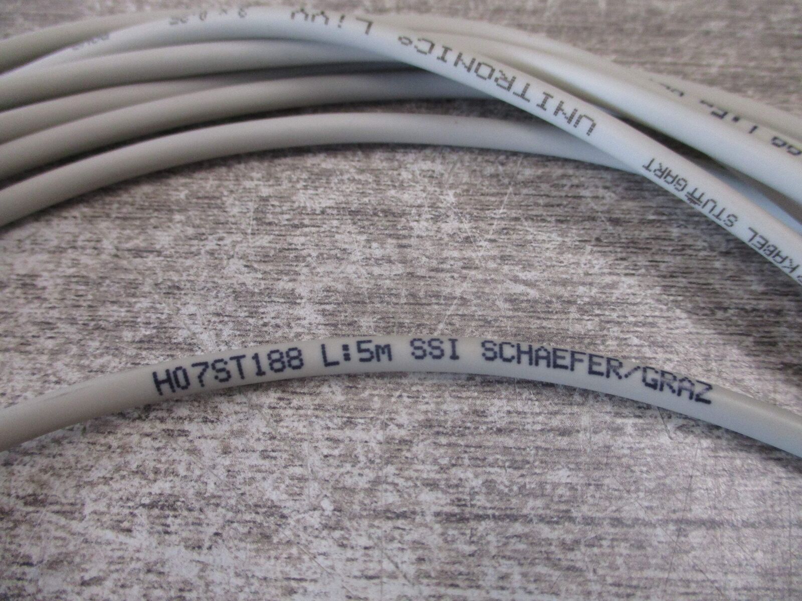 SSI Schaefer Peem Cable H07ST188 * No Box * New Surplus