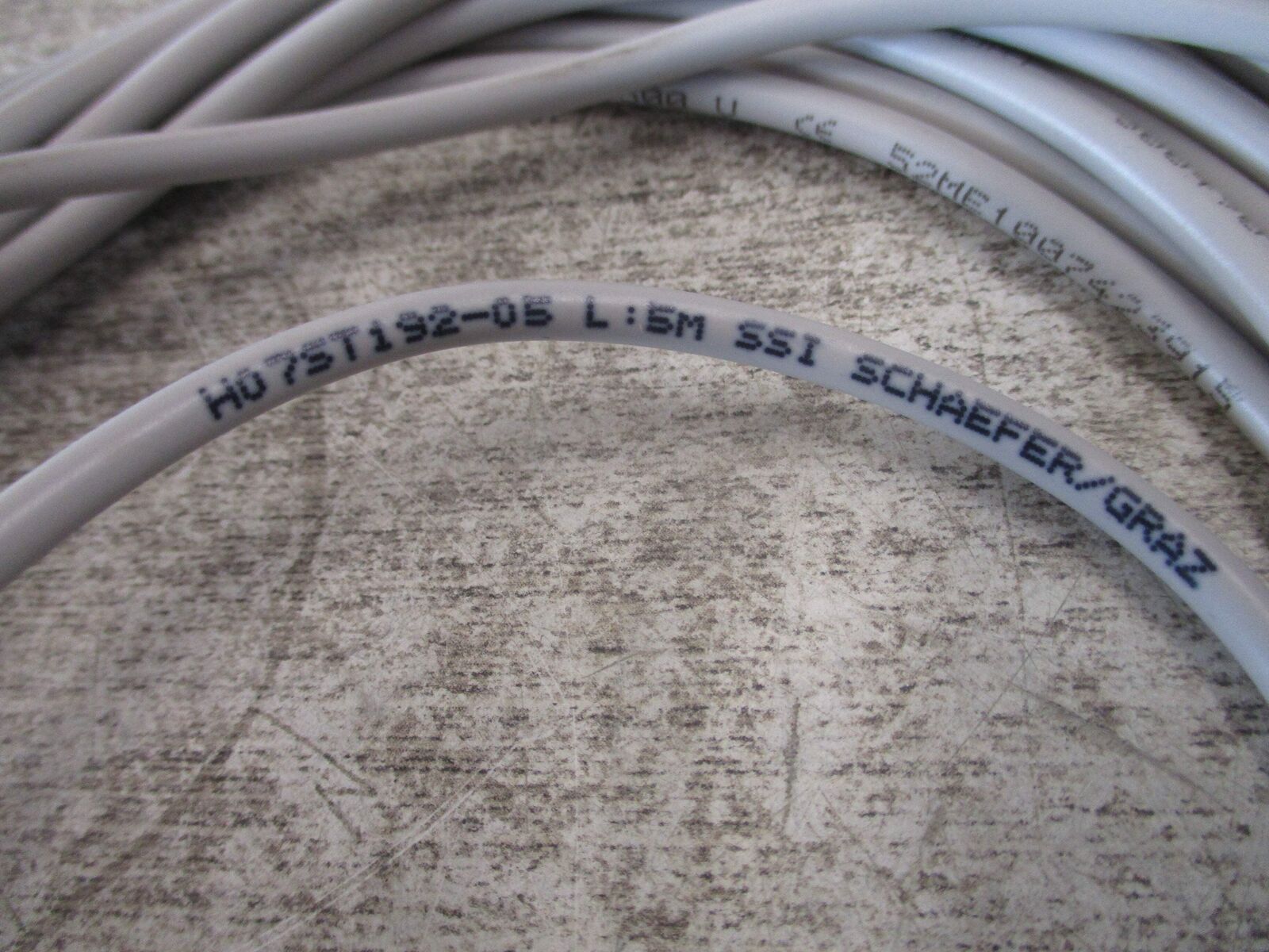 SSI Schaefer Peem Cable H07ST192-05 * Lot of 2 * * No Box * New Surplus