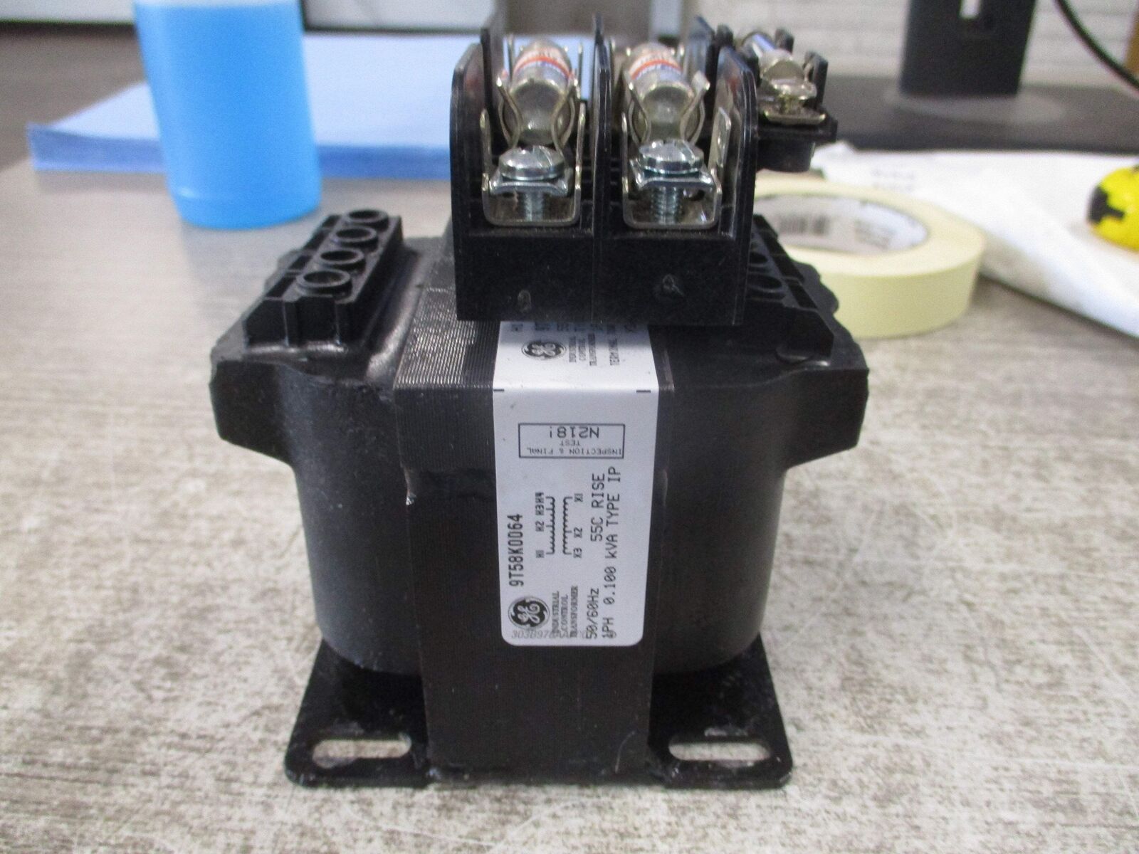 GE Control Transformer 9T58K0064 0.100 kVA Pri: 230 / 460 / 575 V Ser: 95-115 V