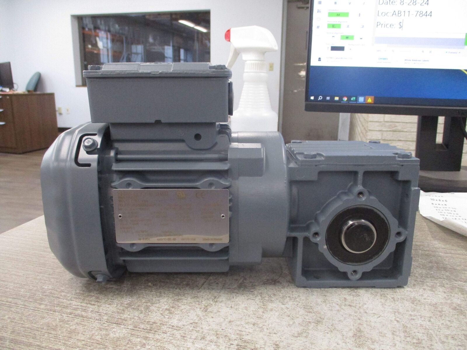 Sew-Eurodrive Gearmotor WA20 DRS71S4/M0 1SN273 0.5HP Ratio 14.33:1 96RPM Output