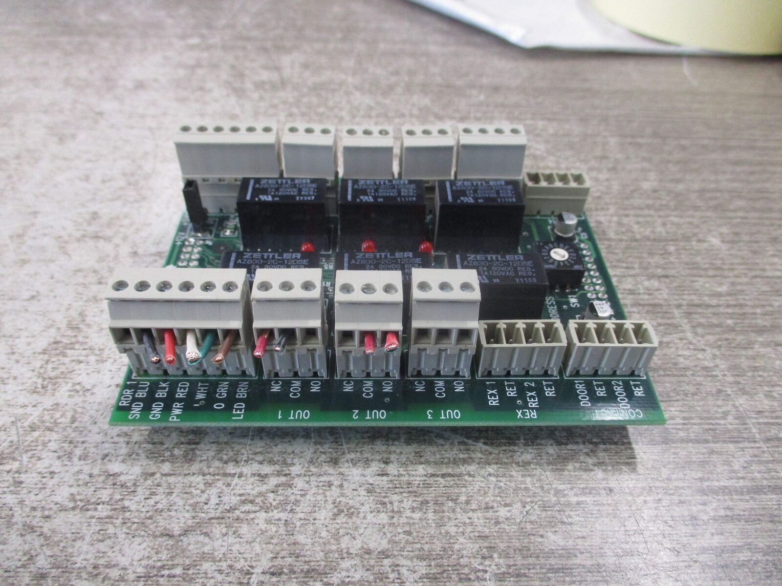 Checkpoint Systems A1033 Reader 163742 Rev. 01 *Missing (3) Plugs* Used