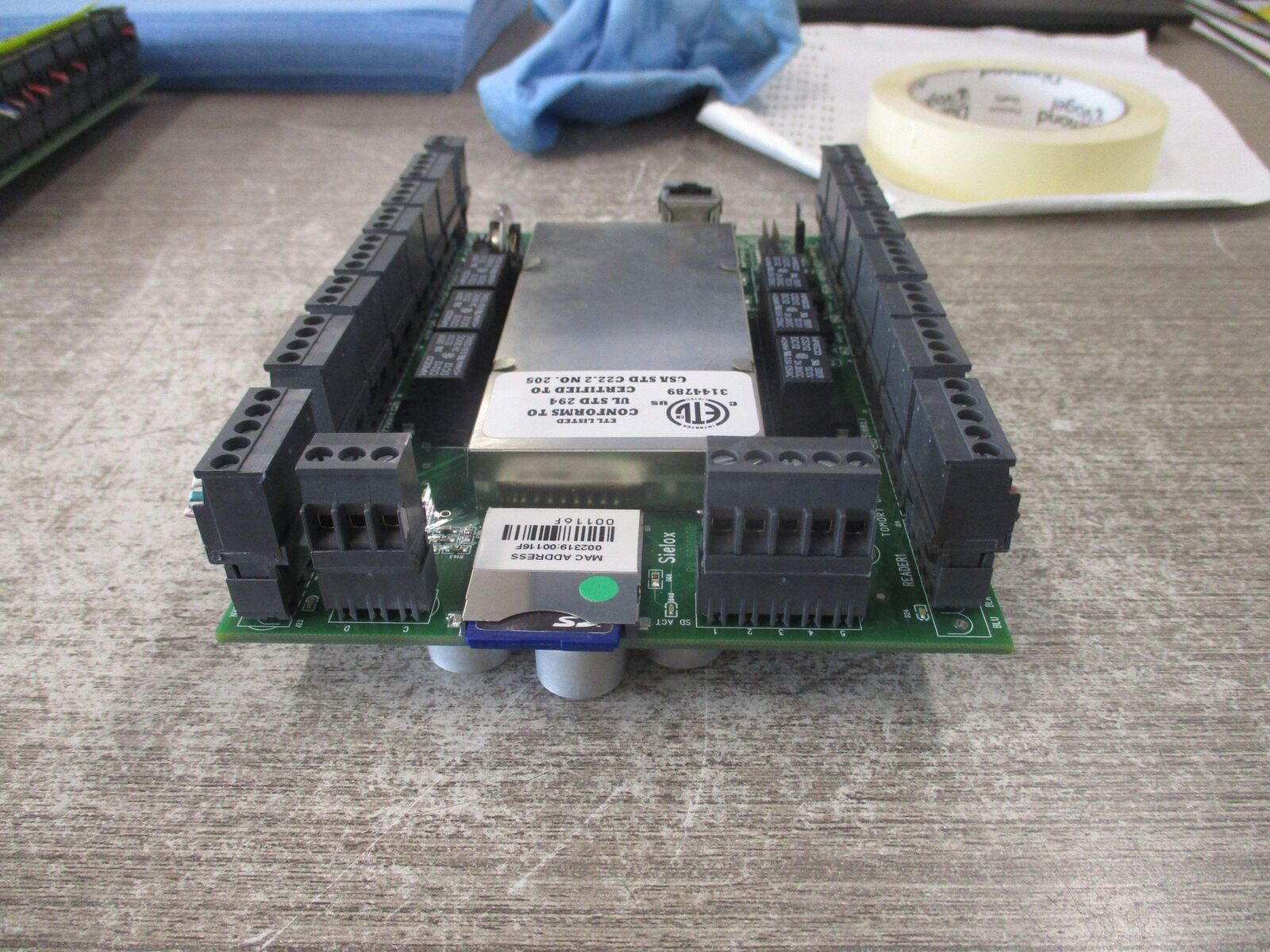 Sielox Badge Access Controller 5600008 Rev. 61 W/SD Card Used
