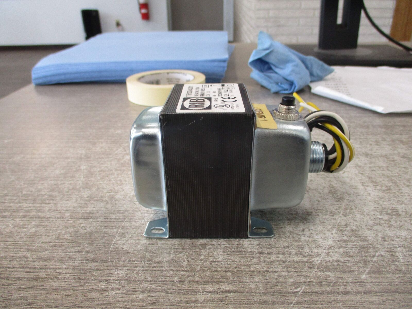 RIB Transformer TR100VA001 100VA Pri: 120V Sec: 24V Used