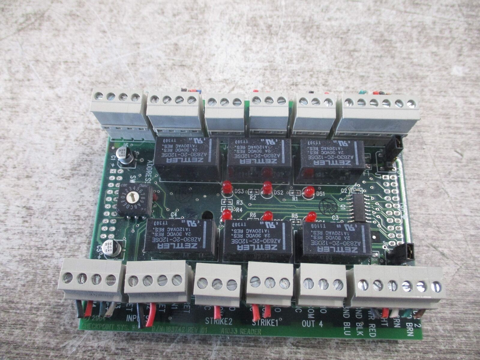 Checkpoint Systems A1033 Reader 163742 Rev. 01 Used