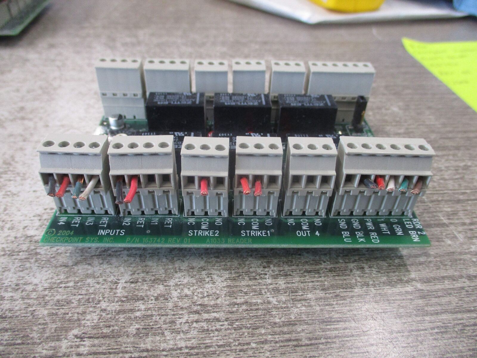 Checkpoint Systems A1033 Reader 163742 Rev. 01 Used