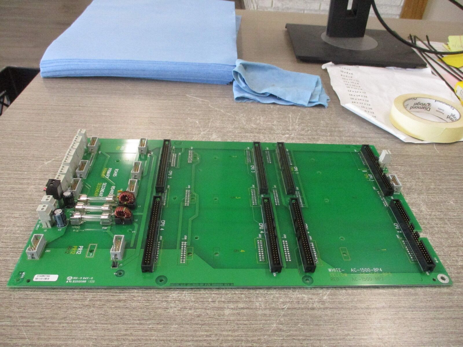 Sielox AC-1500-BP Backplane 5600004 Rev. 01 Used