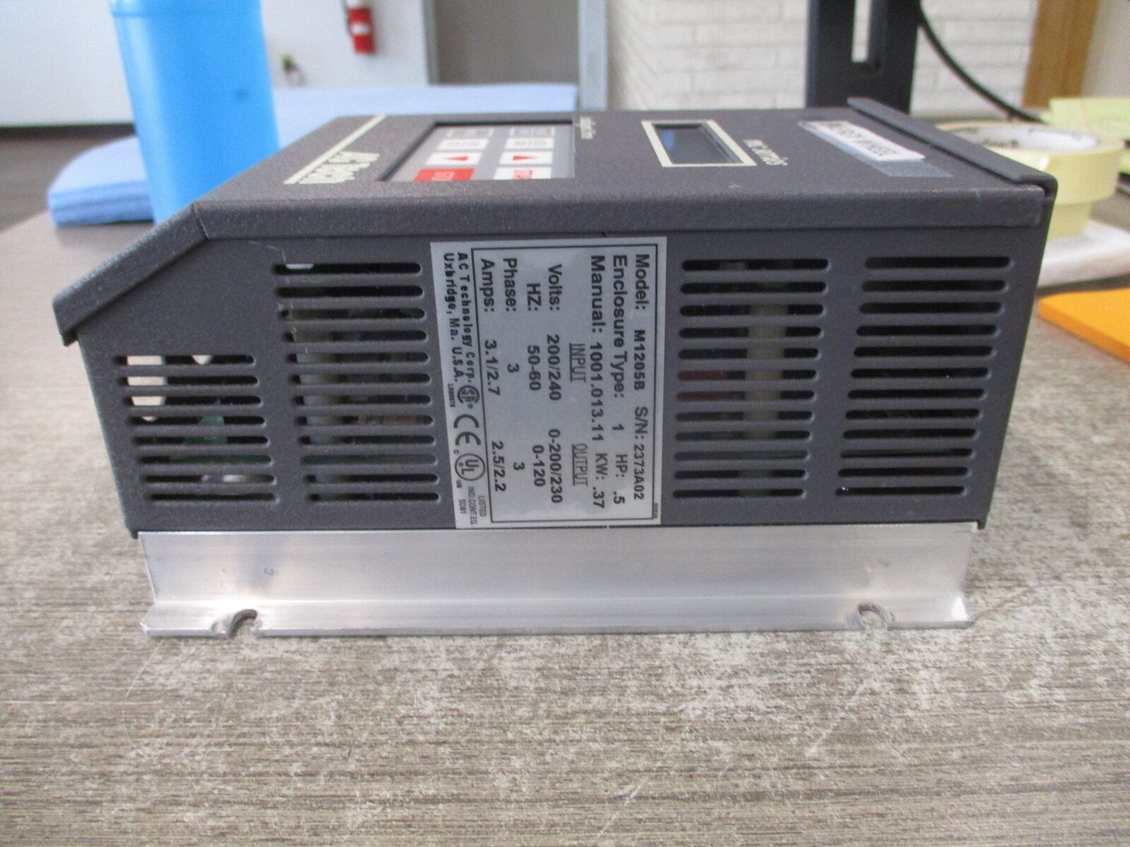 AC Tech MC Series Intelligent AC Drive M1205B 0.5HP 3PH Input: 200/240V 56-60Hz