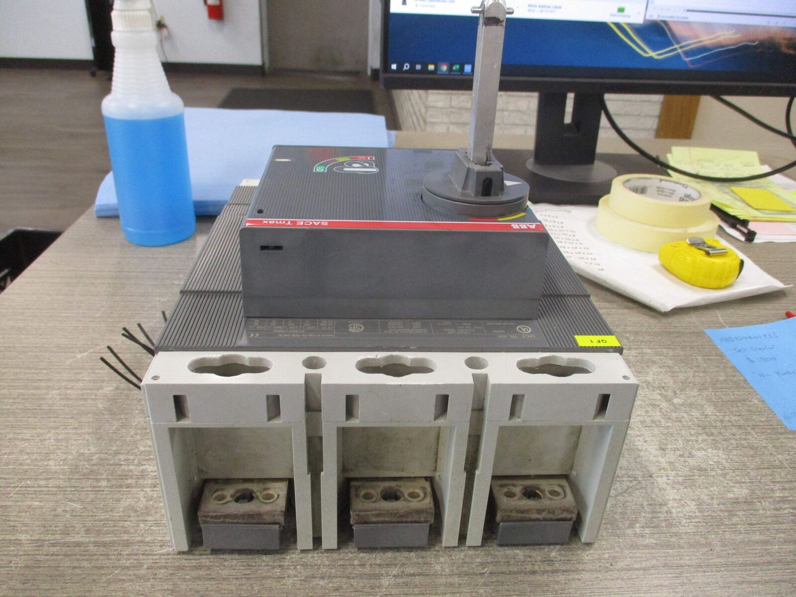 ABB SACE Tmax Breaker Disconnect T6L 800 PR222DS/P 800A 600V 3P *No Handle* * Mi