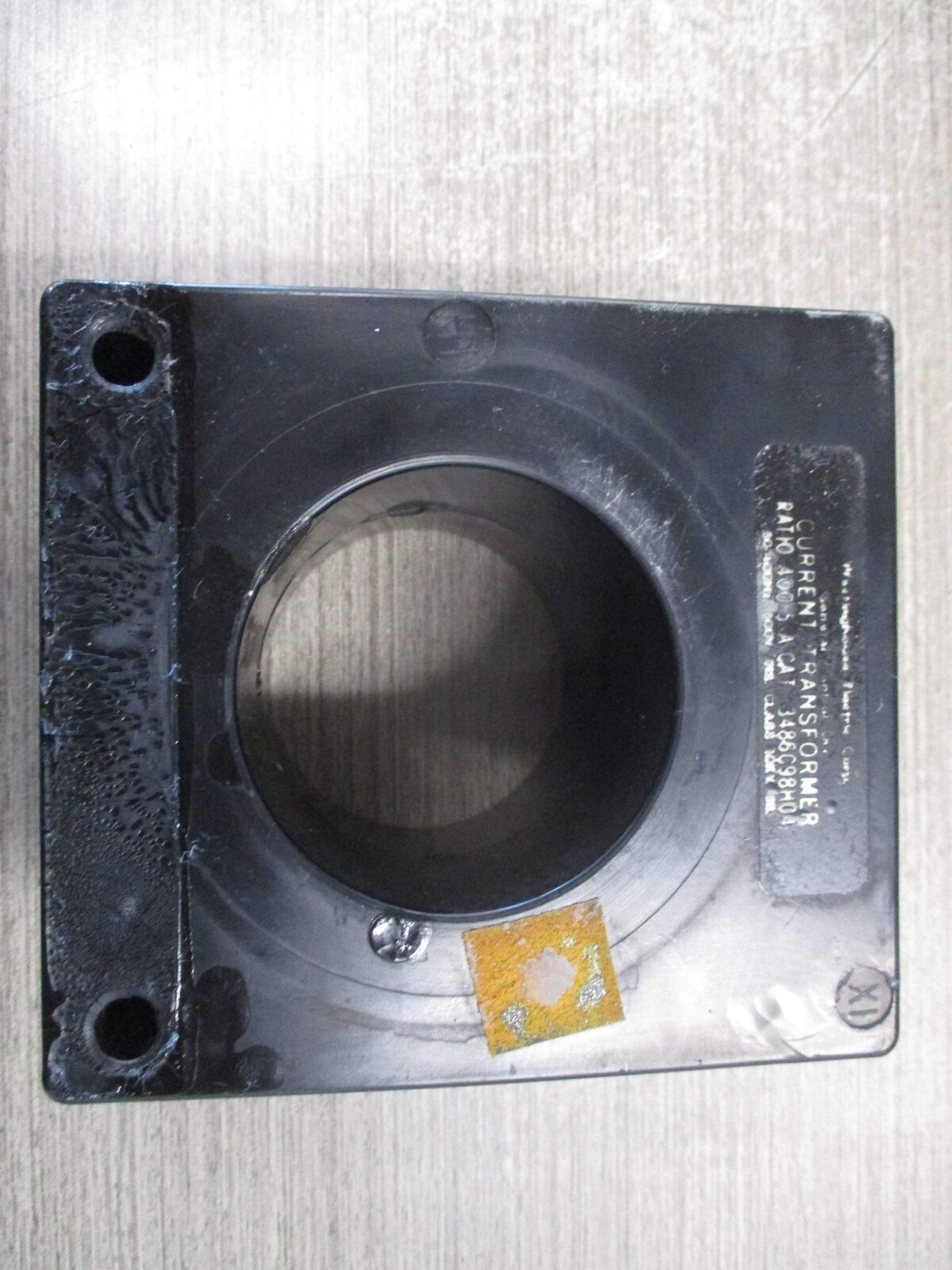 Westinghouse Current Transformer 3486C98H04 Ratio 400:5A 600V 50-400Hz 10kV BIL