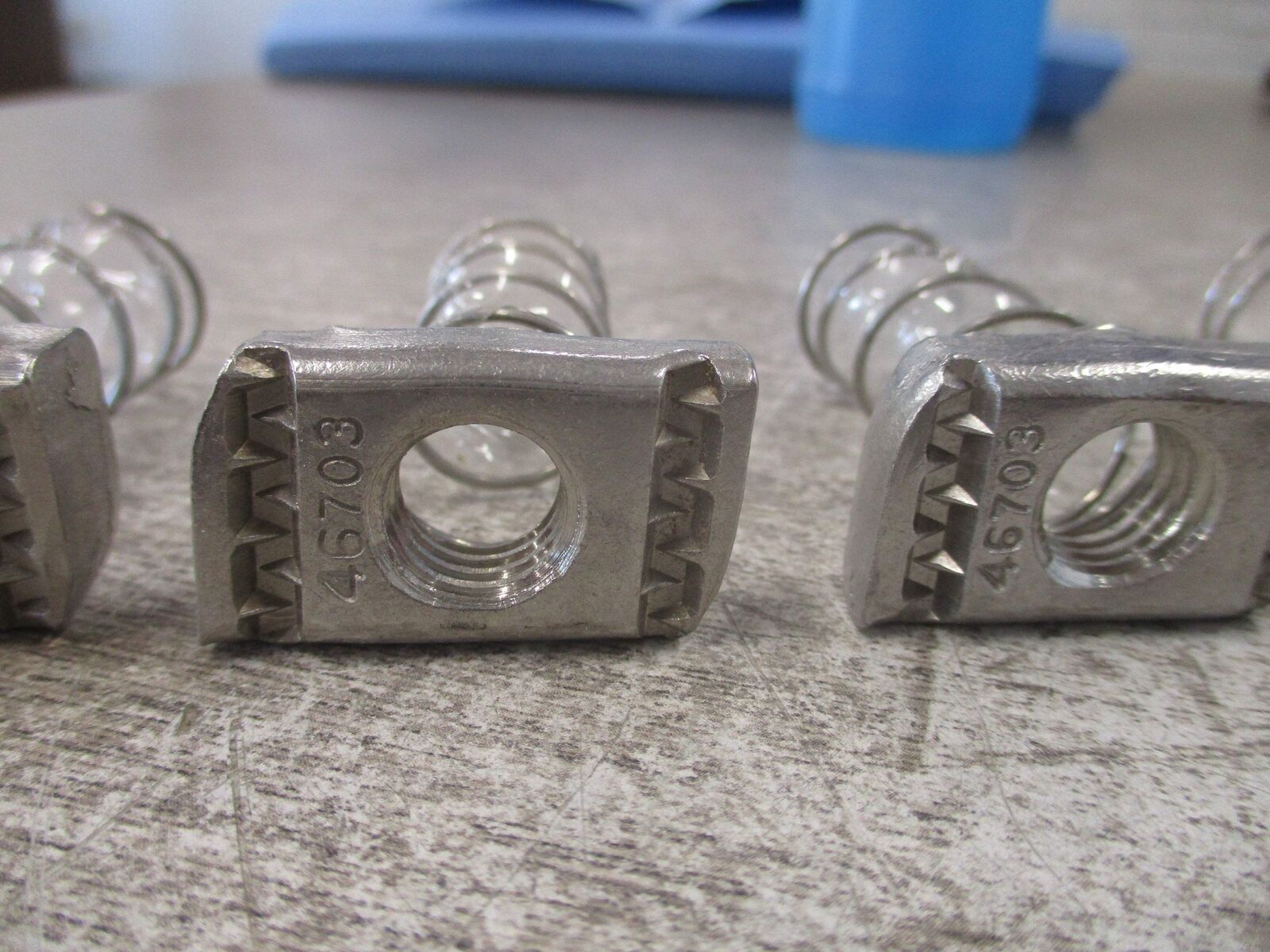 Fastenal Stainless Steel Channel Nut 46703 Diameter: 1/2" *Lot of 4* *No Box* Ne