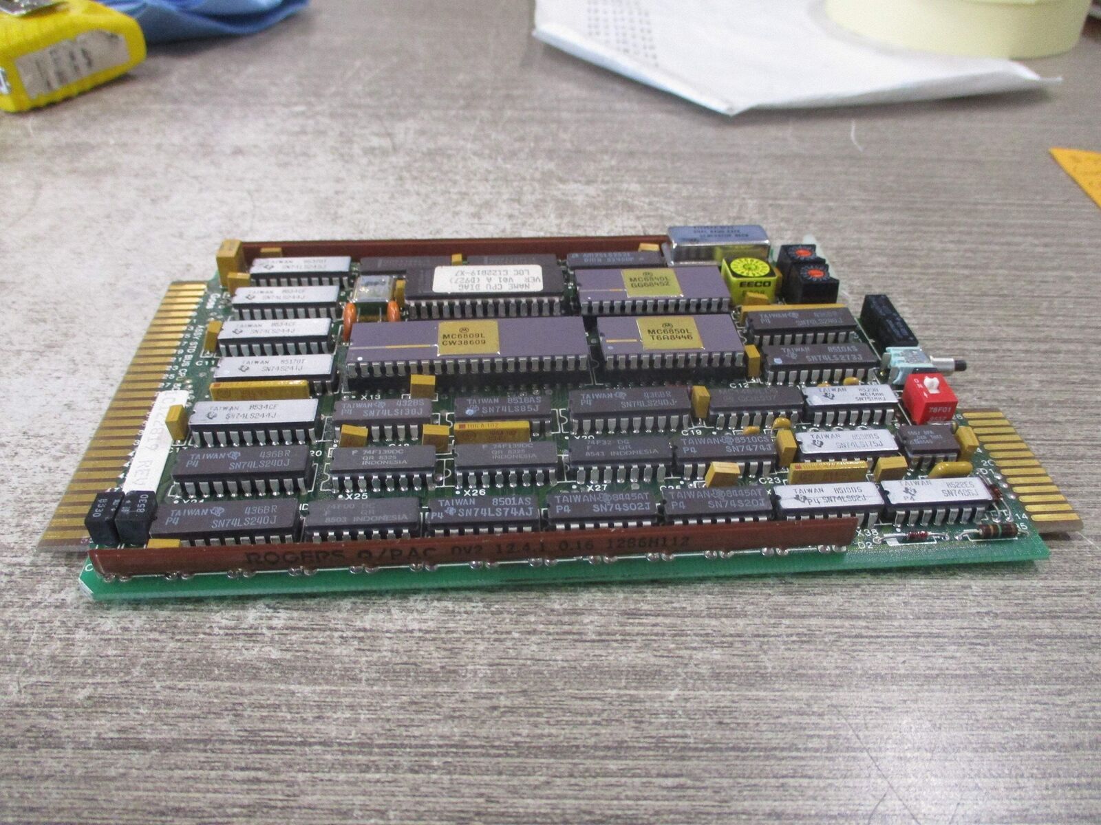 Goss CPU Board Assembly 1C122819 Rev. 0 *No Box* New Surplus