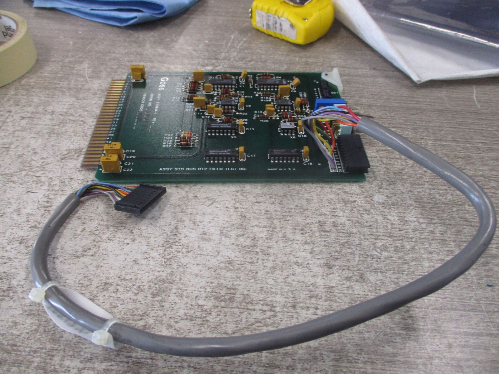 Goss RTP Field Test Board Assembly E13844-1 Rev. 3 *No Box* New Surplus