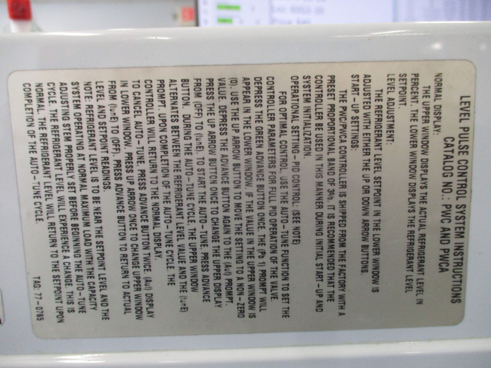 Hanson Technologies Level Pulse Control PWCA 24VAC 50/60Hz 60VA Used