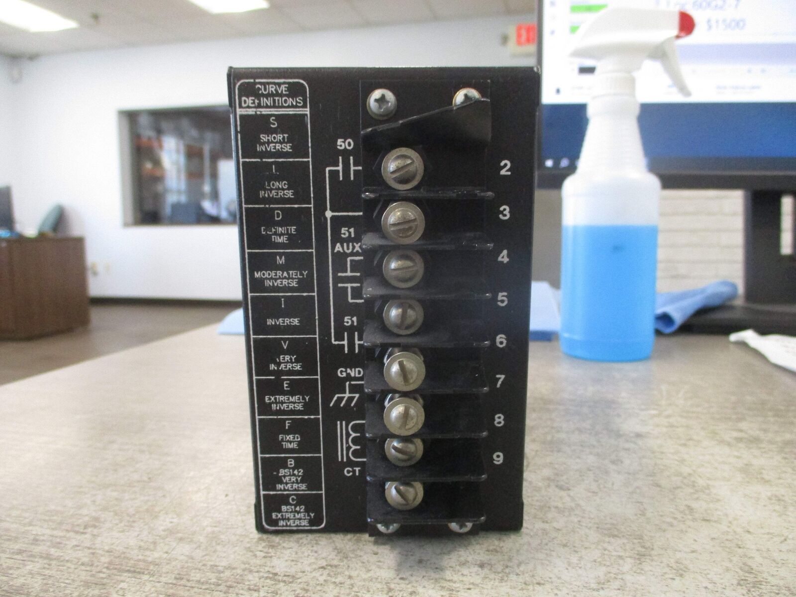 Basler Overcurrent Relay BE1-50/51M-109 * Bent Insulator * *Bent Rod* Used