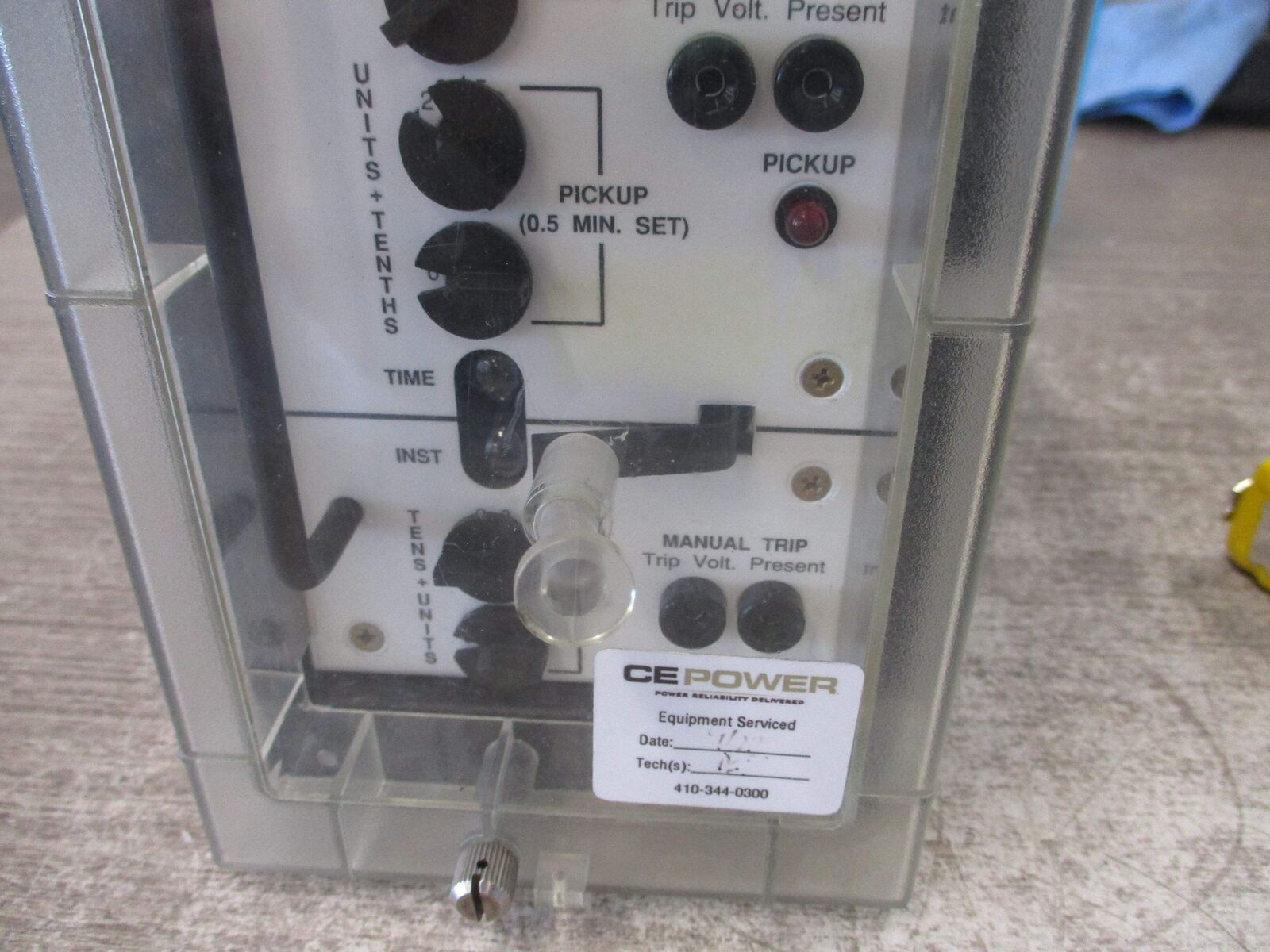 Basler Overcurrent Relay BE1-50/51M-109 * Bent Insulator * *Bent Rod* Used