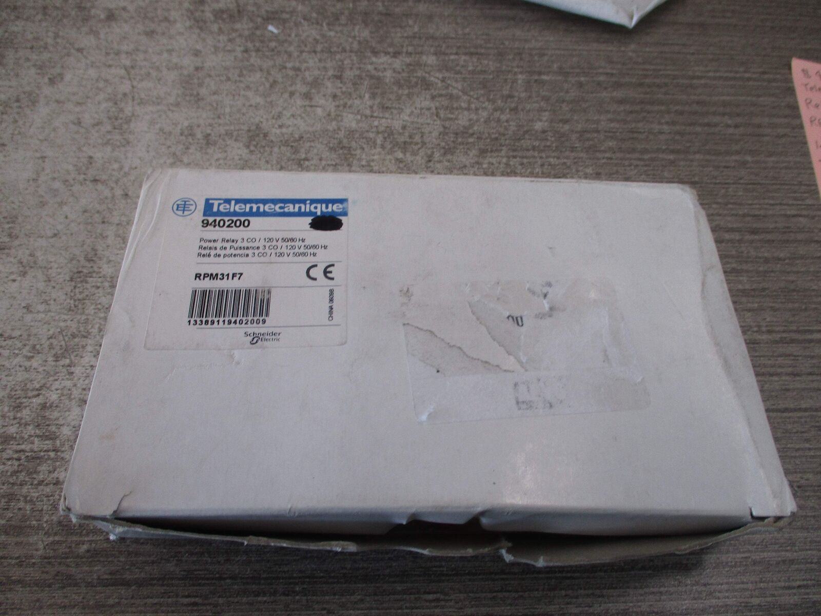 Telemecanique Relay RPM31F7 120V *Box of 4* New Surplus