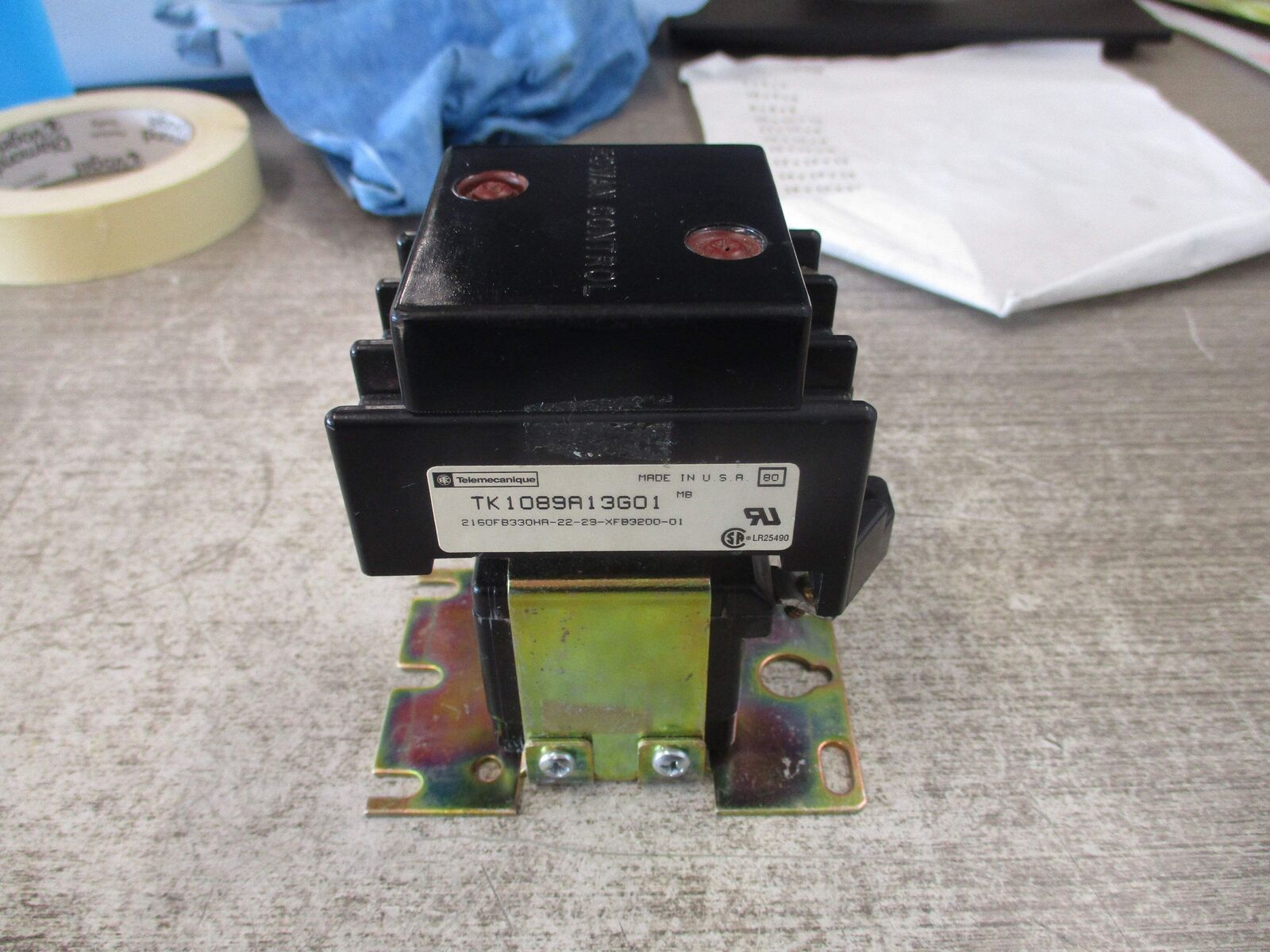 Telemecanique Contactor TK1089A13G01 10-12VDC Coil Used
