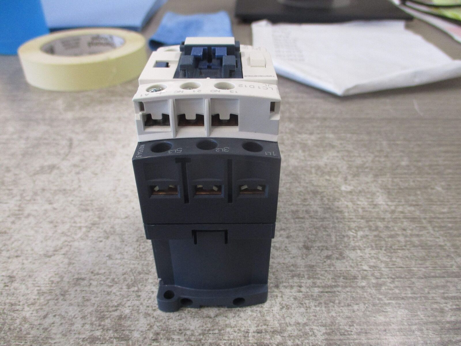 Telemecanique Contactor LC1 D12 JL 12VDC Coil 25A 600V Used