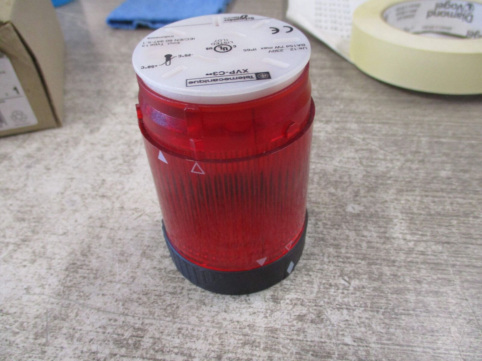 Telemecanique Red Steady Light XVP C34 New Surplus