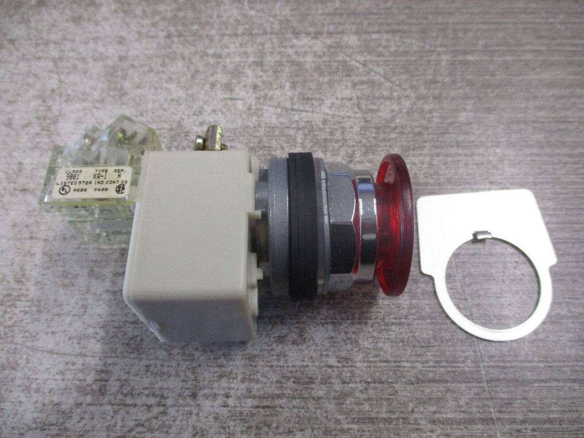 Square D Illuminated Push Button 9001 KR9P35RH13 New Surplus