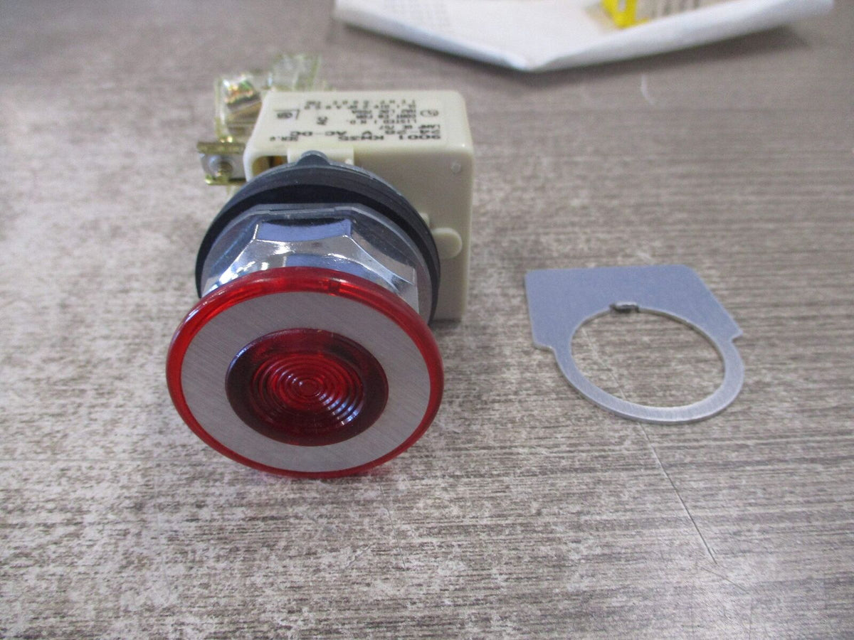 Square D Illuminated Push Button 9001 KR9P35RH13 New Surplus