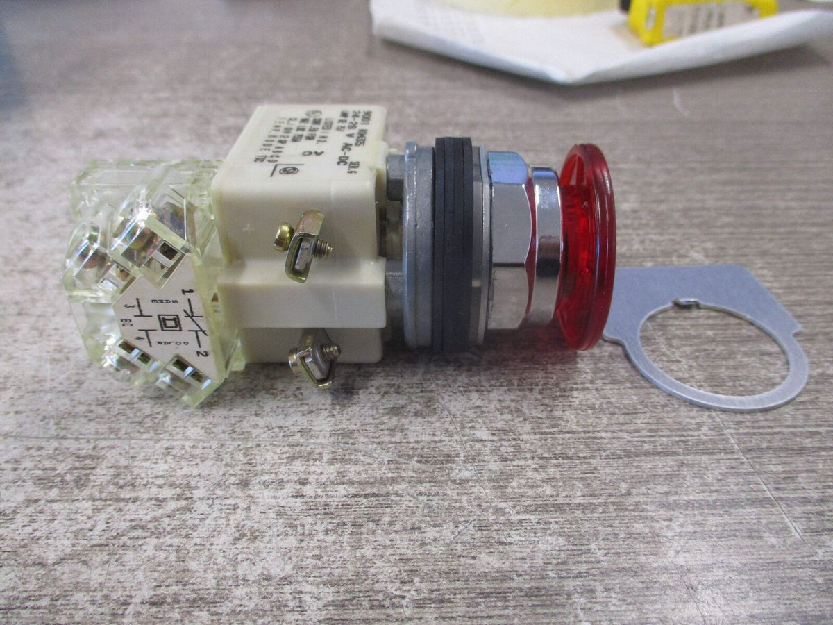 Square D Illuminated Push Button 9001 KR9P35RH13 New Surplus