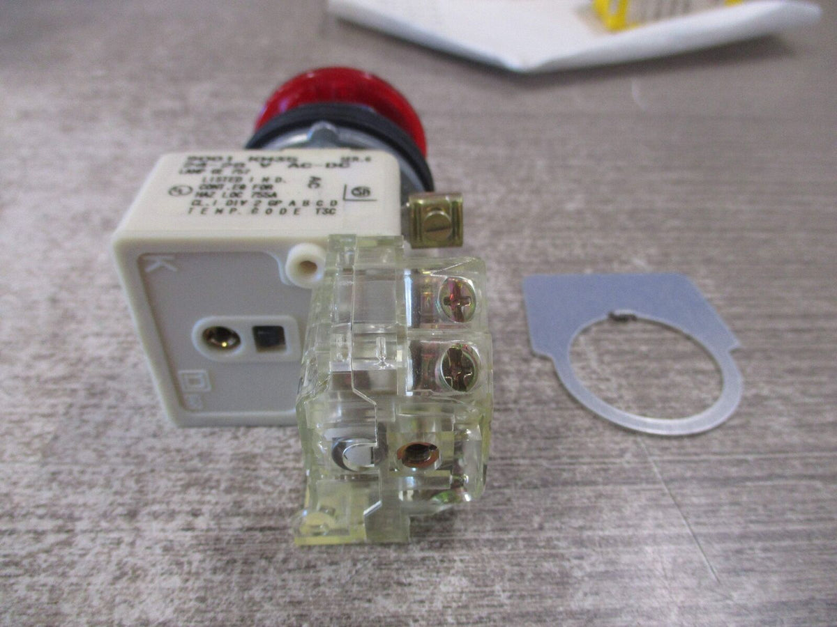 Square D Illuminated Push Button 9001 KR9P35RH13 New Surplus