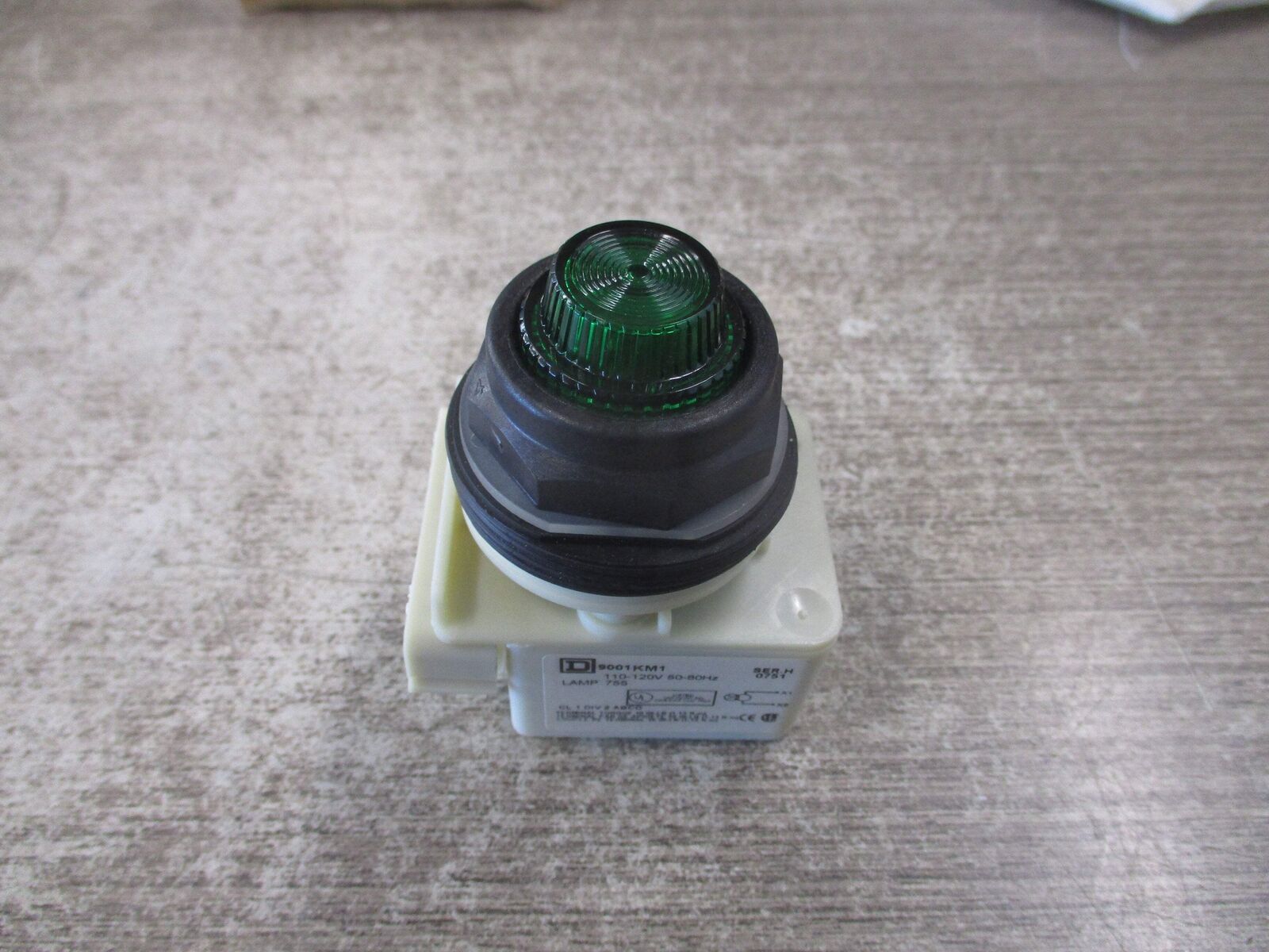 Square D Pilot Light 9001KP1W6 Ser. J New Surplus