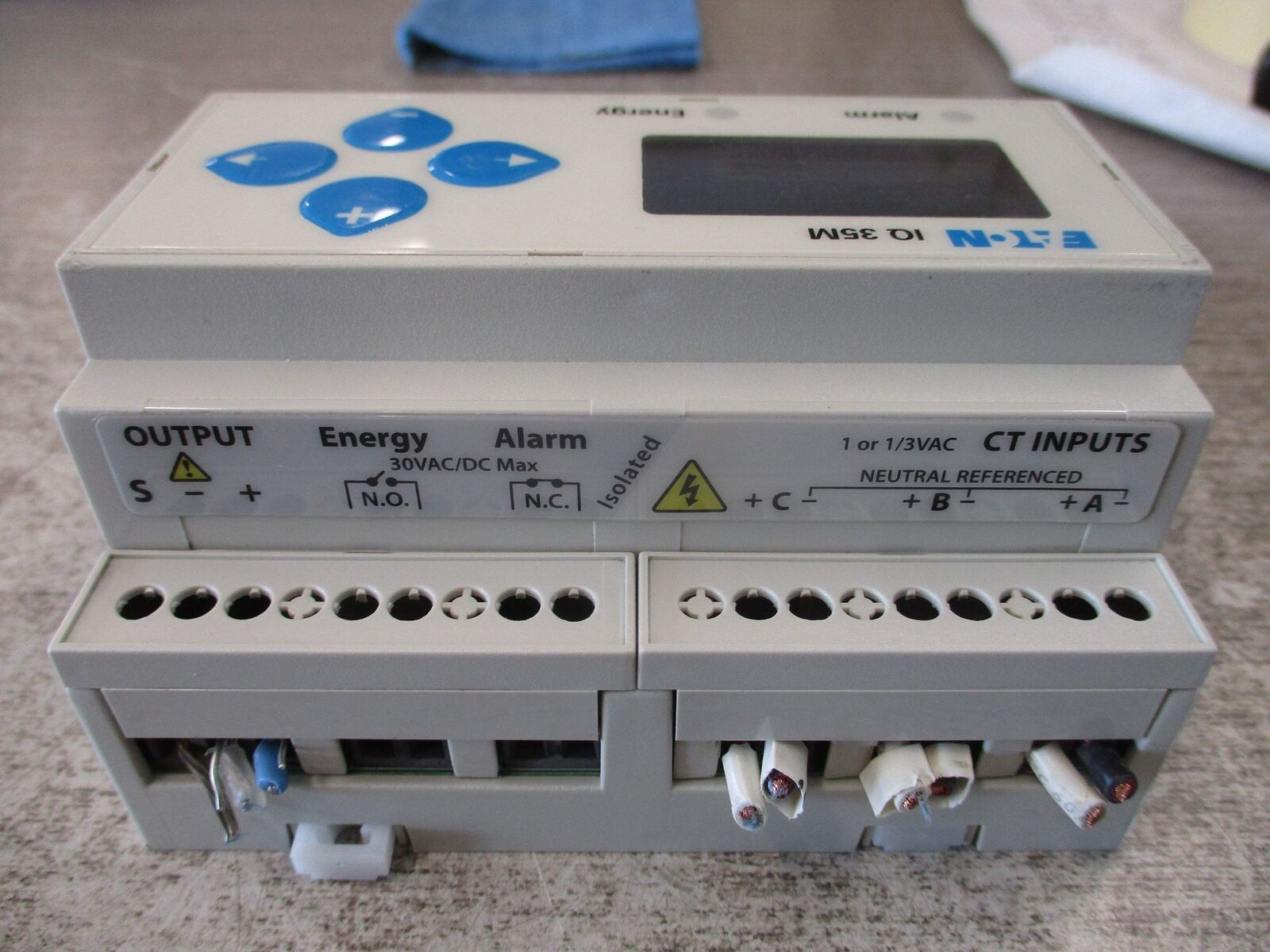 Eaton Energy Meter IQ35MA12 RS 2.004 OS 1.041 HW Rev. 0B1 Used