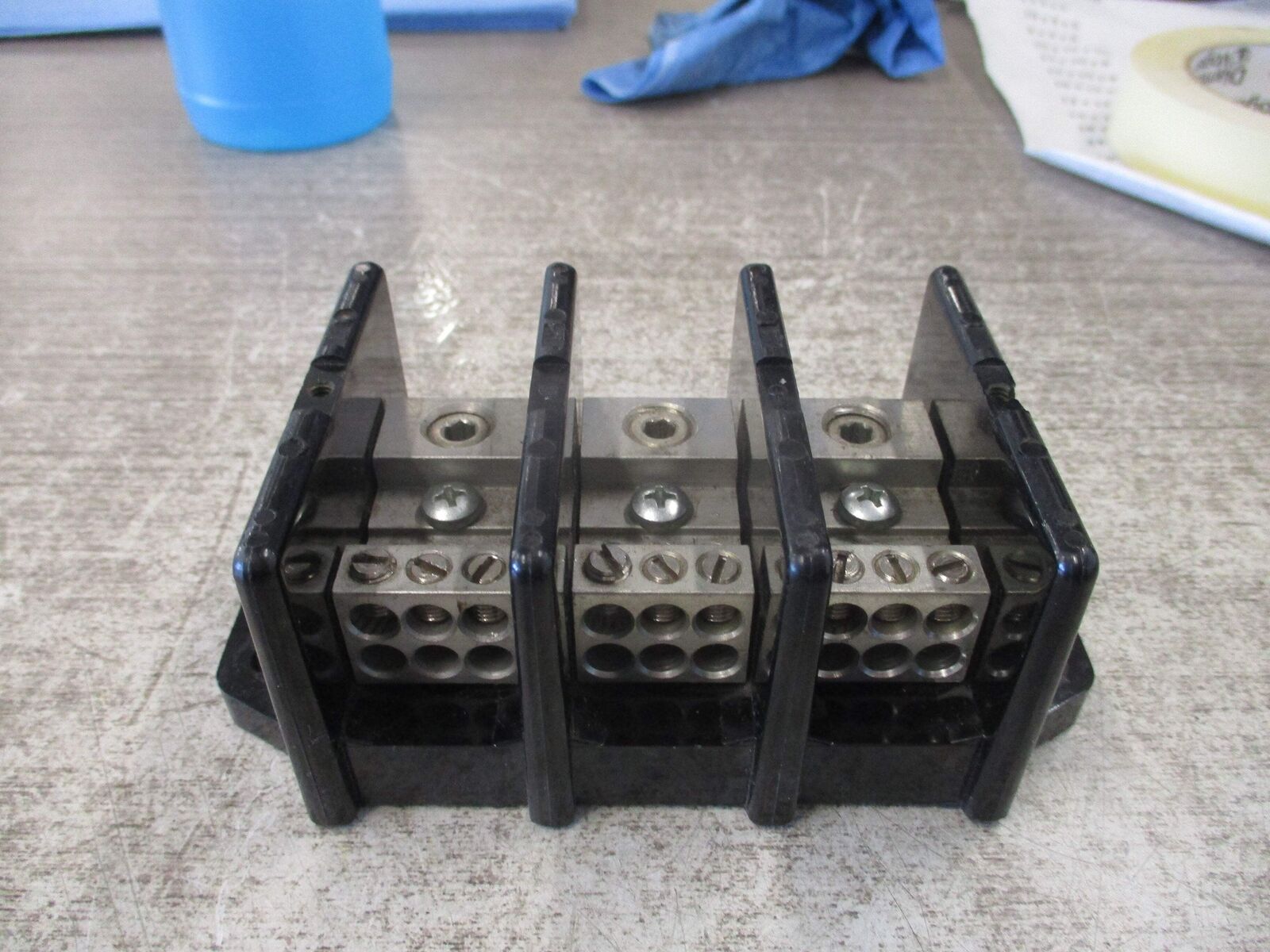 Marathon Power Distribution Block 1403401 175A 600V 3P Line: 2/0-6,8,10-14 Load: