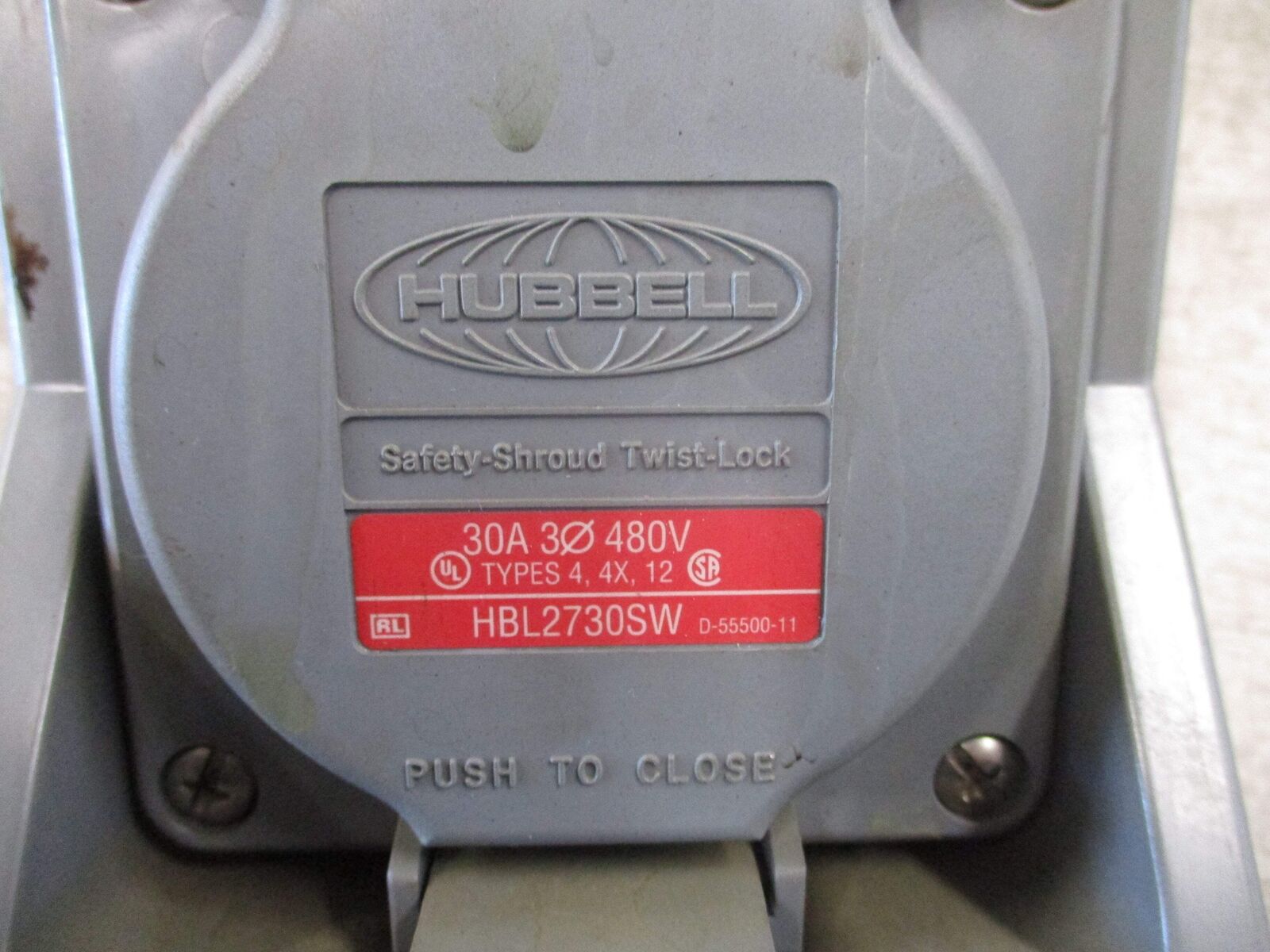 Hubbell Circuit-Lock Mechanical Interlock HBLMITL/HBL2730SW 30A 3Ph 480V Type 4X