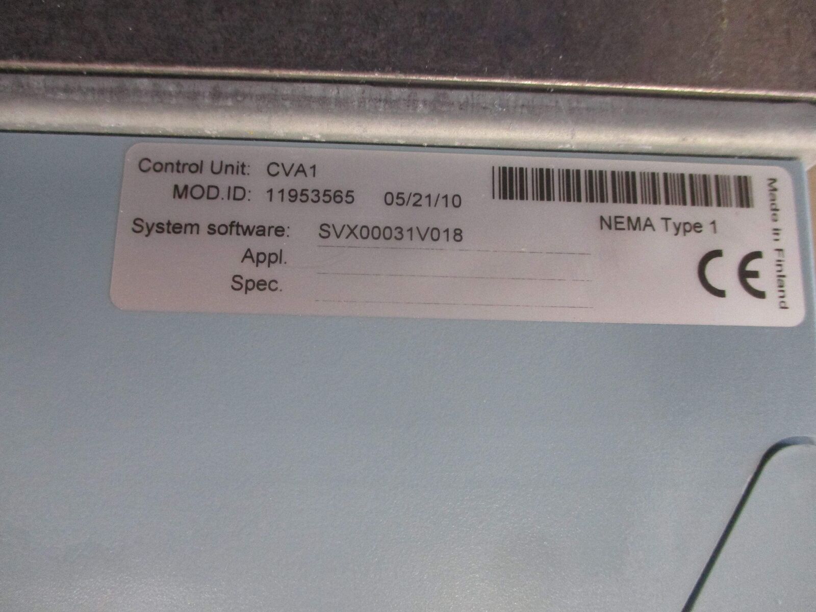 Eaton AC Drive PX0007411B 5HP 3Ph Input: 380-500V 50/60Hz 7.6A Output: 0-V1 0-32