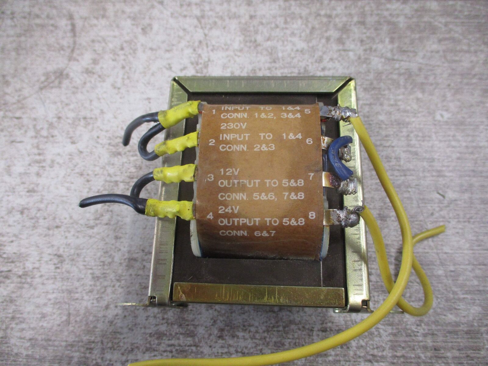 Stancor Transformer P-6377 1Ph Pri: 115/230V Sec: 12/24V 50/60Hz Used