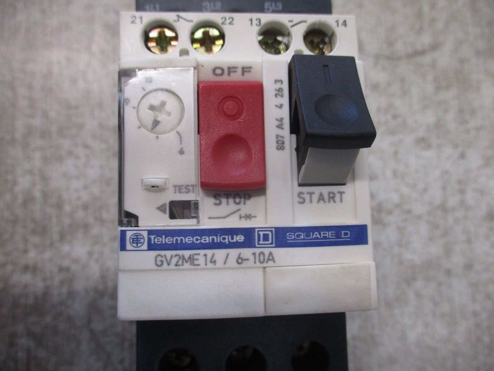 Telemecanique Starter LC1 D09/GV2ME14 Trip: 6-10A Used