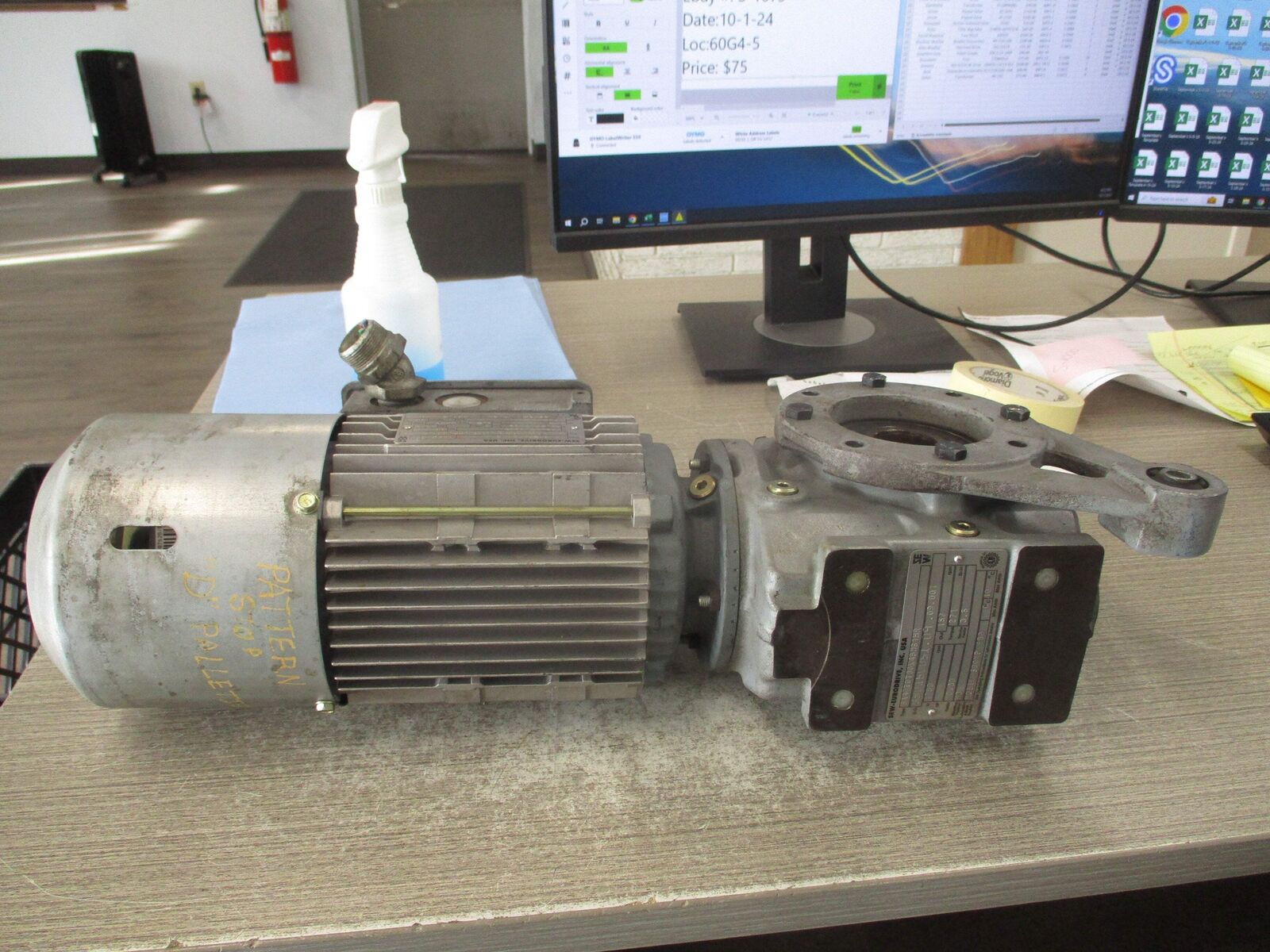 Sew-Eurodrive Gear Motor/W Brake SA47TDT80K4BMG1HR .75HP 3PH 460Y/230V 1800RPM 2