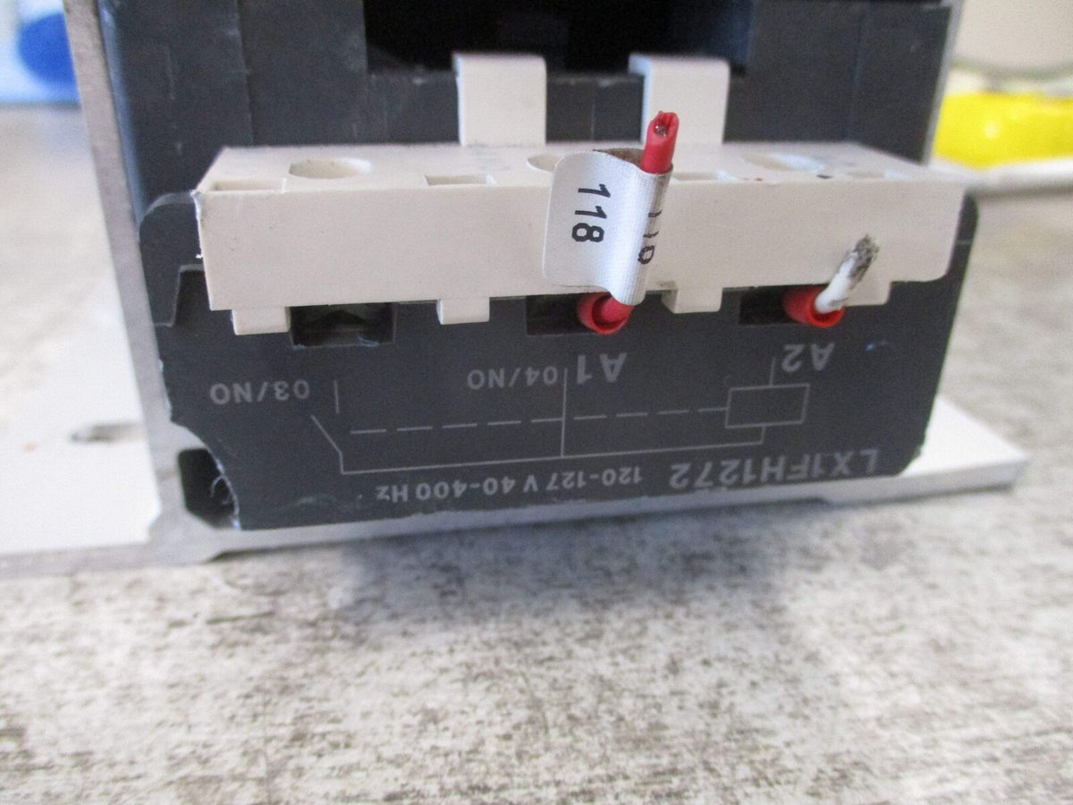 Telemecanique Contactor LC1 F330 120-127V Coil *Chipped Aux Block* Used