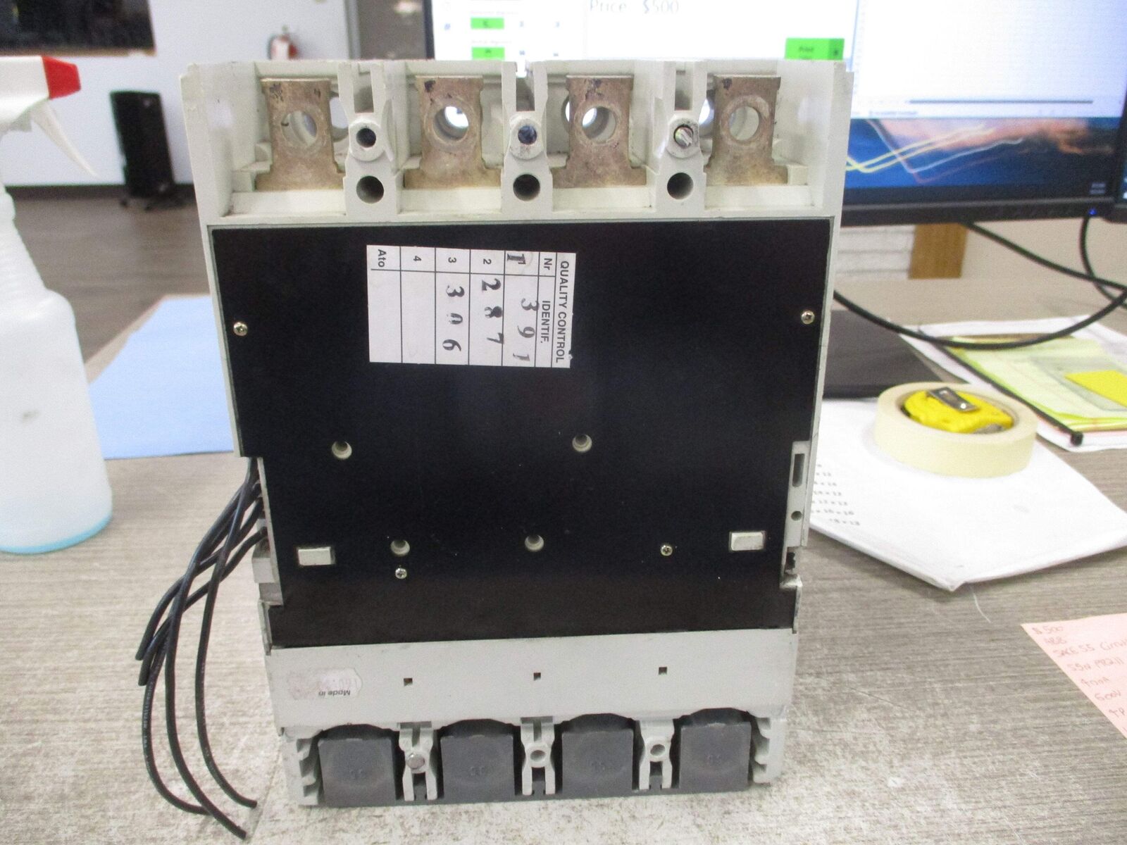 ABB SACE S5 Circuit Breaker S5N PR211 400A 600V 4P *No Stunt Trip Wires* Used