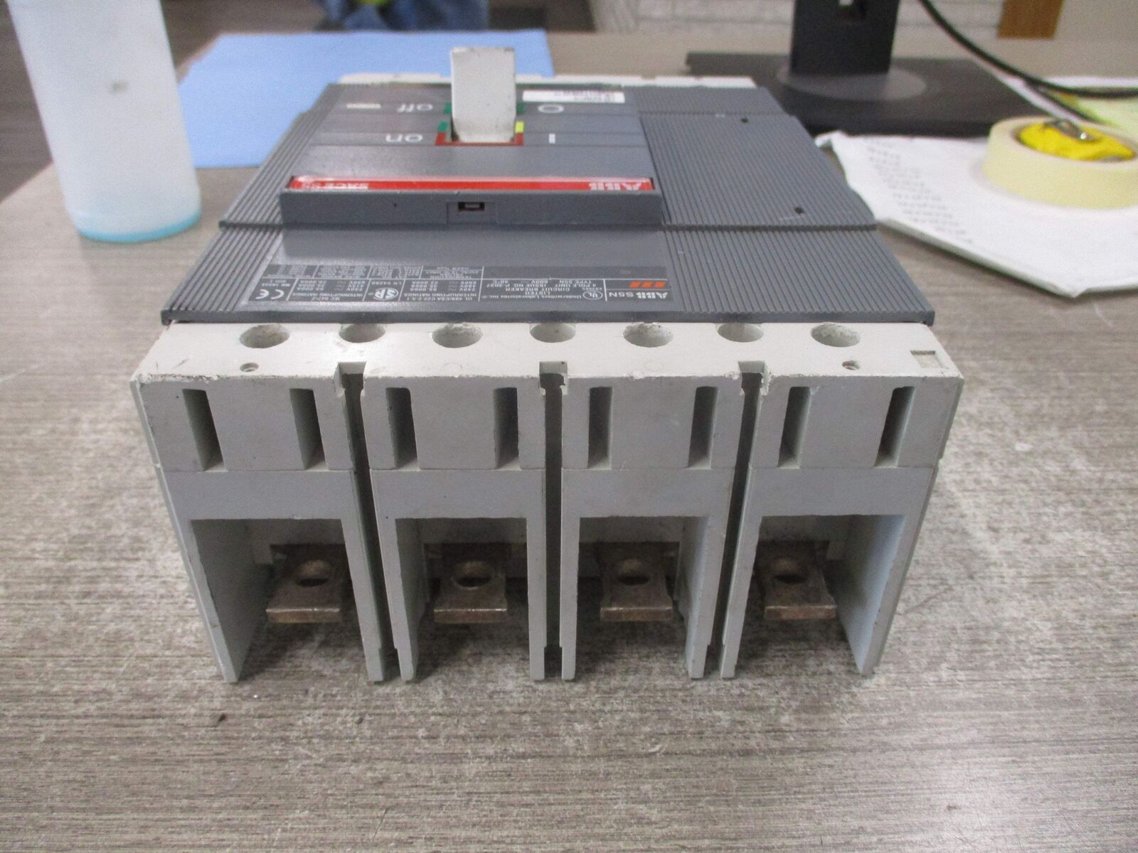 ABB SACE S5 Circuit Breaker S5N PR211 400A 600V 4P *No Stunt Trip Wires* Used