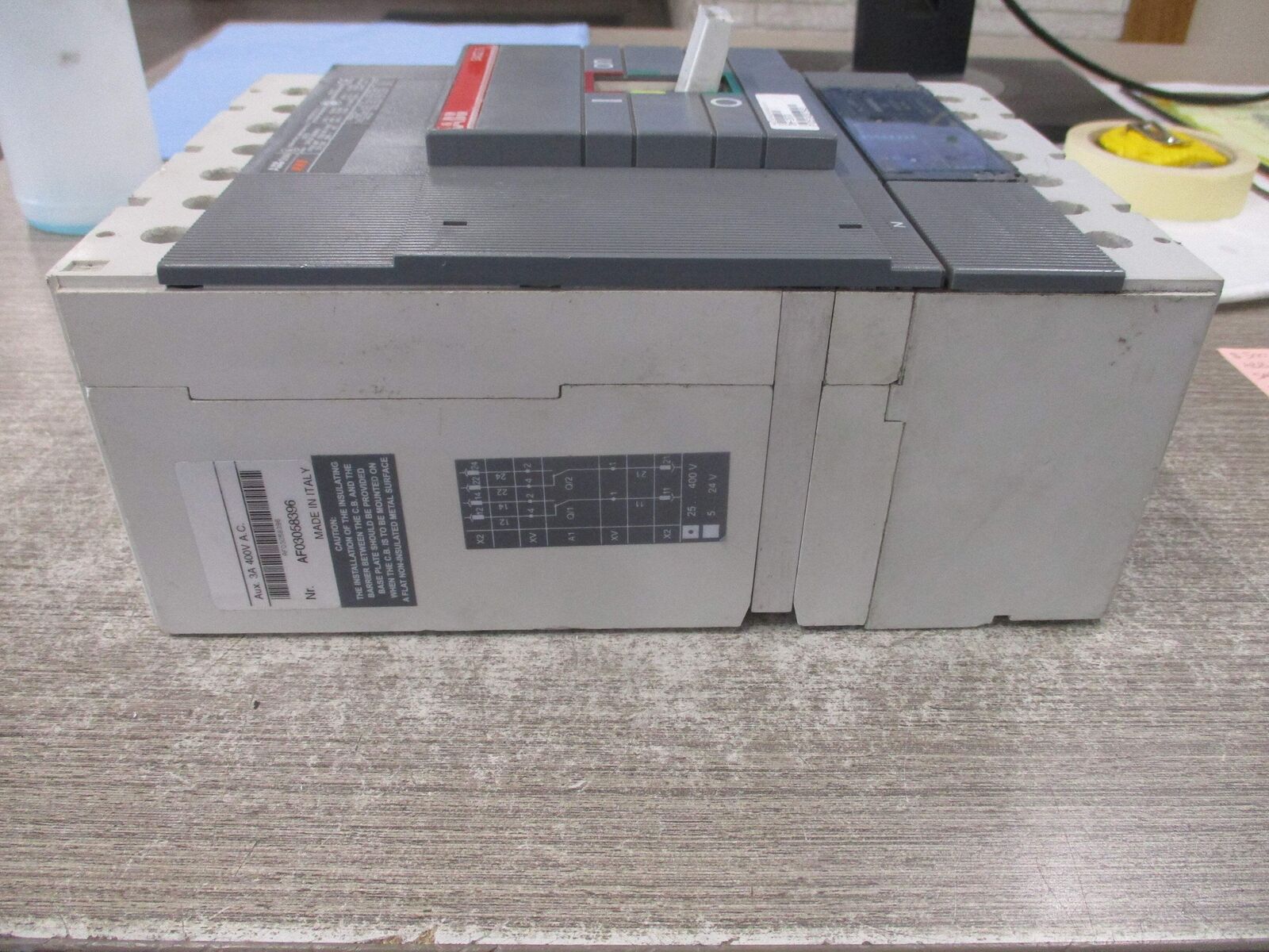 ABB SACE S5 Circuit Breaker S5N PR211 400A 600V 4P *No Stunt Trip Wires* Used