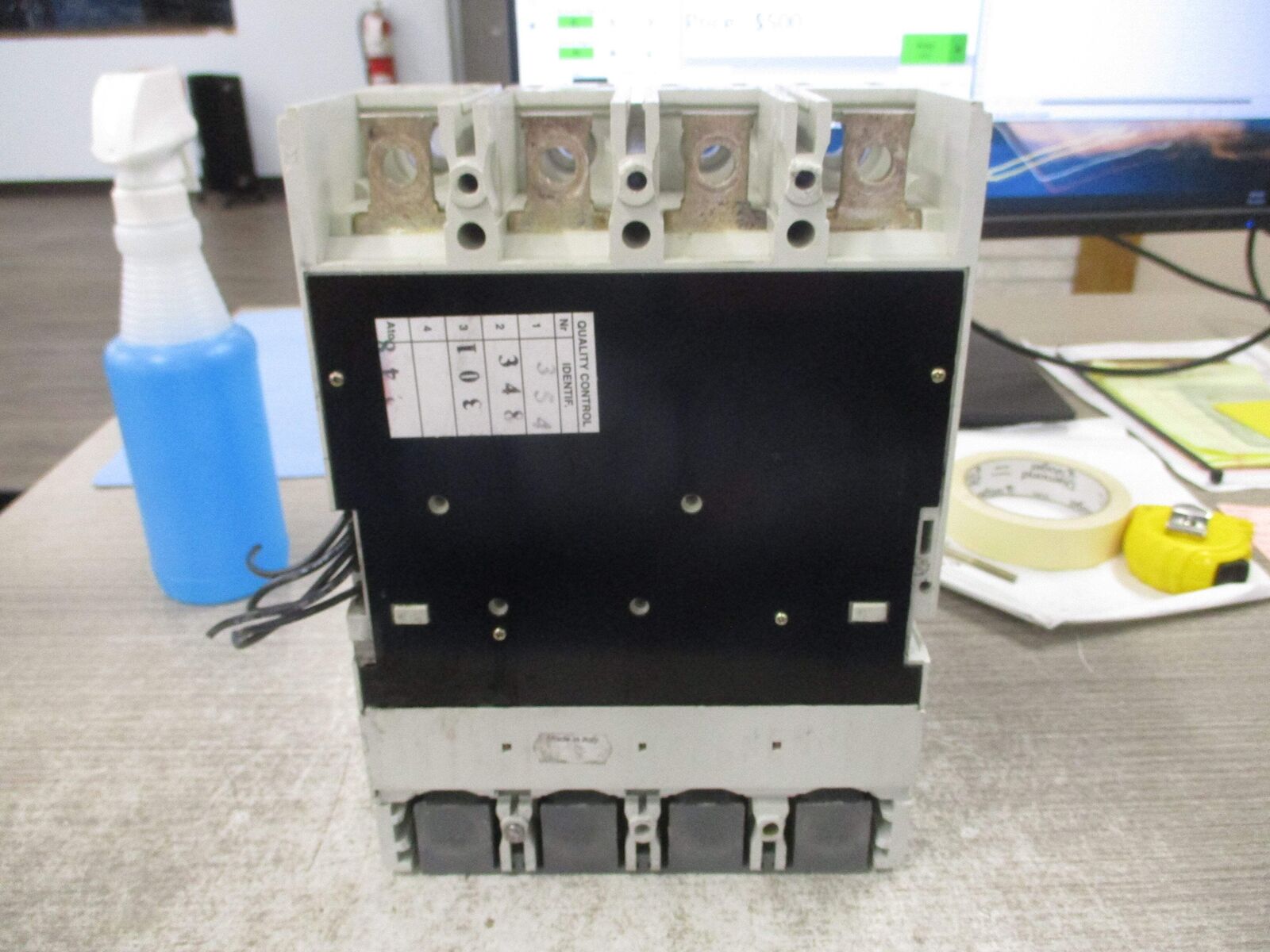 ABB SACE S5 Circuit Breaker S5N PR211 400A 600V 4P *No Stunt Trip Wires* Used