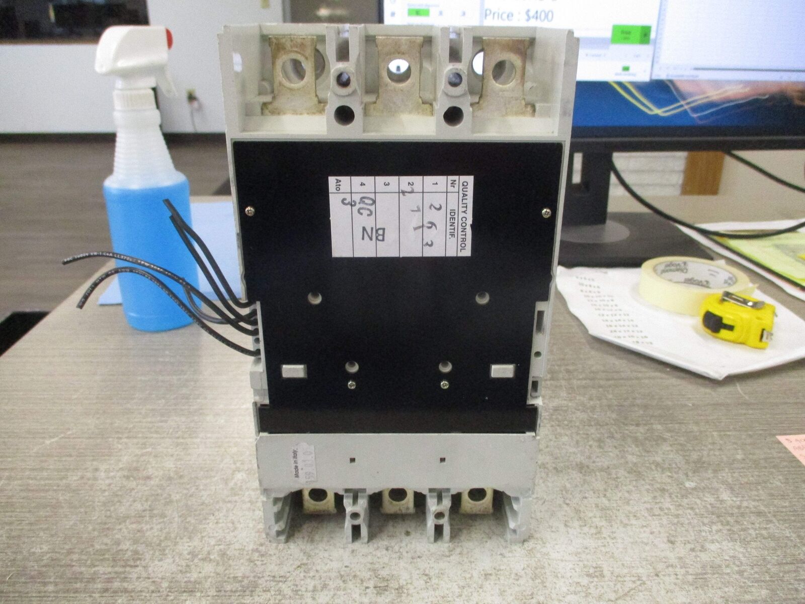 ABB SACE S5 Circuit Breaker S5N PR211 400A 600V 3P Used