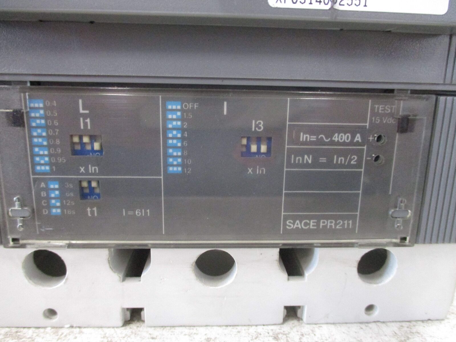 ABB SACE S5 Circuit Breaker S5N PR211 400A 600V 3P Used