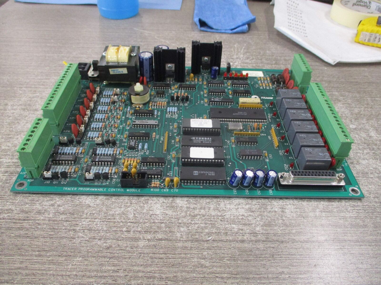Trane Tracer Programmable Control Module 50100721 Rev. 12 Used