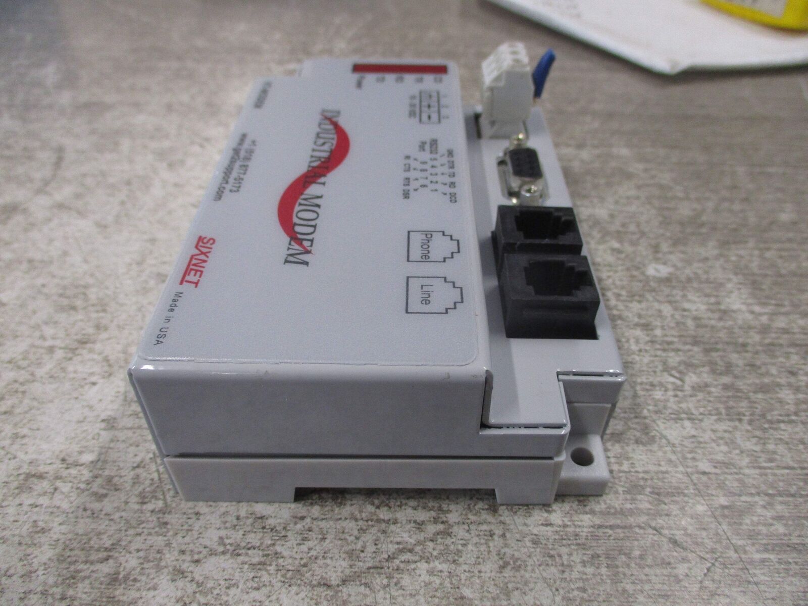 Sixnet Industrial Modem VT-MODEM-1 Rev. 1.08 30VDC 80mA Used