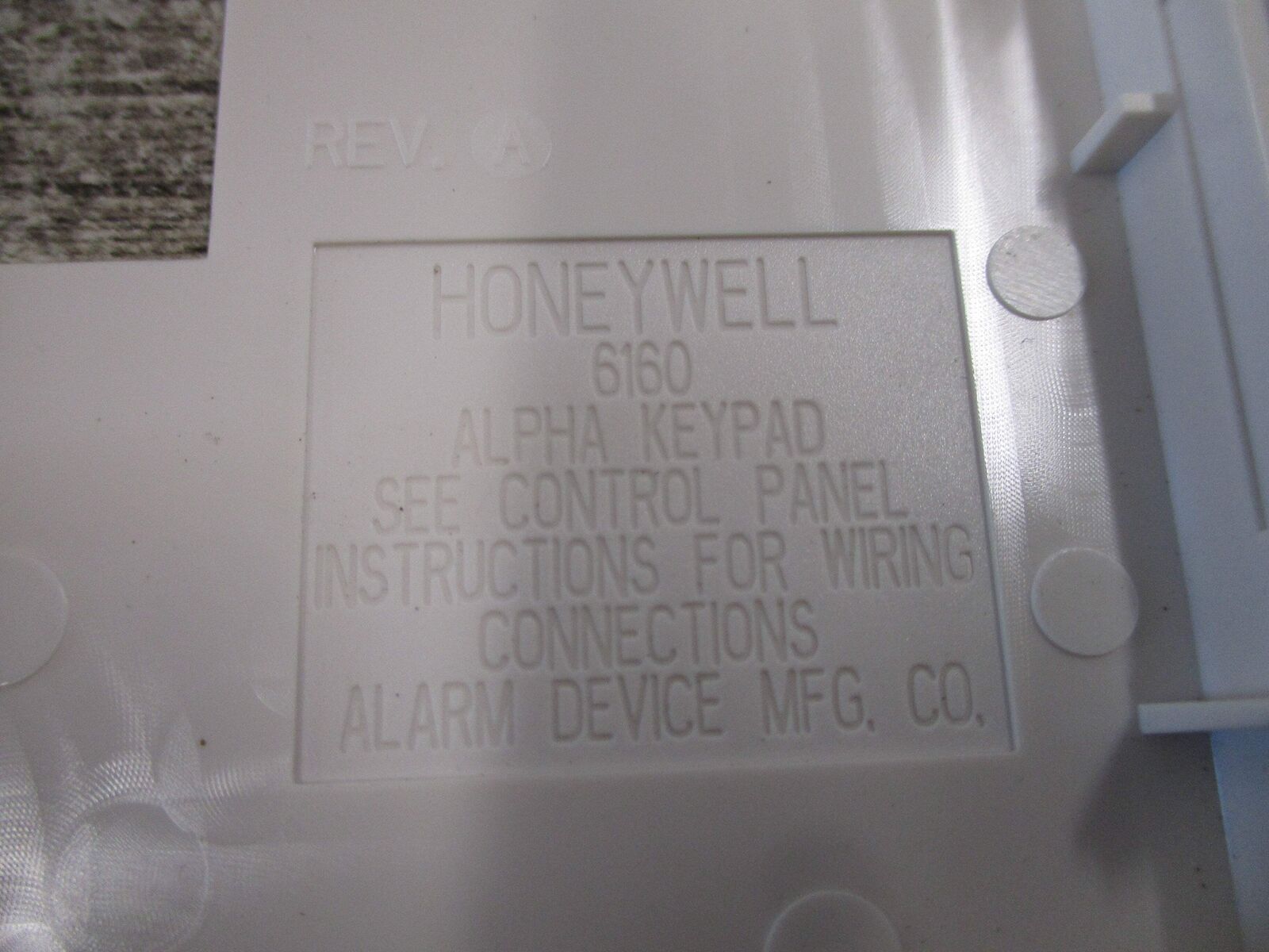 Honeywell Alpha Keypad 6160 *Small Screen Crack* Used