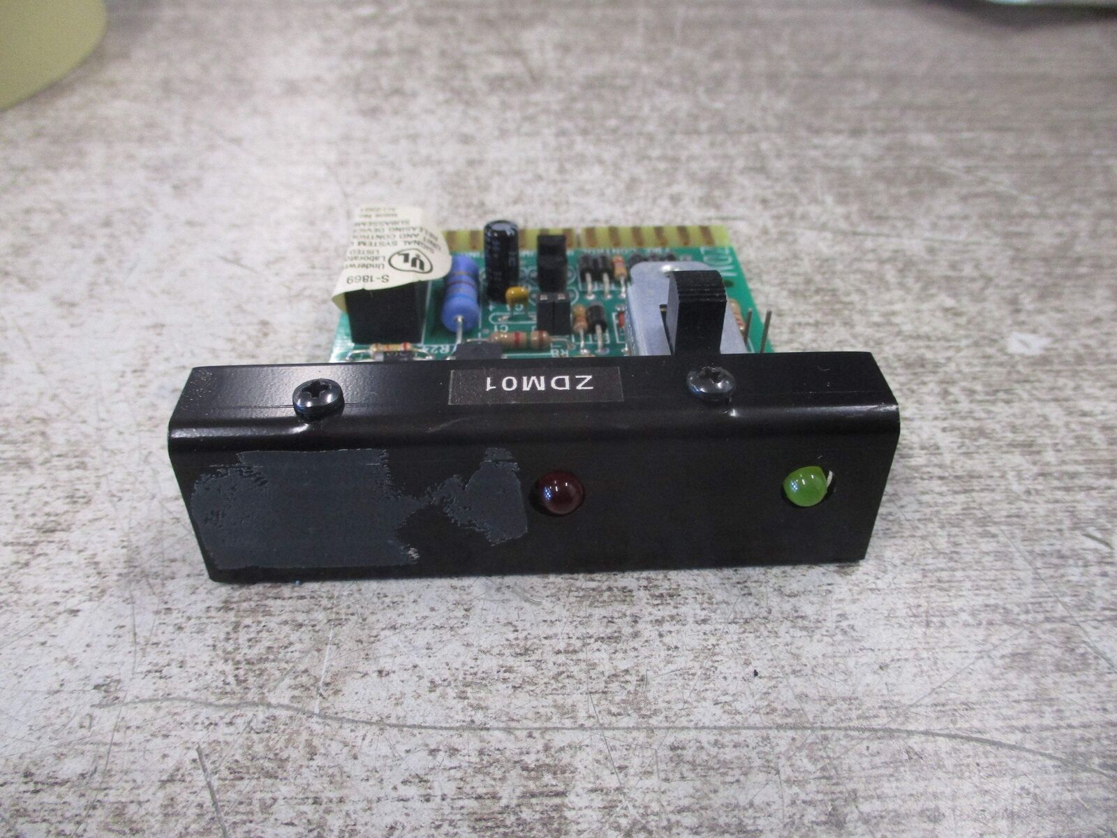 Fire Control Instruments Zone Detector Card 1100-0075J Used