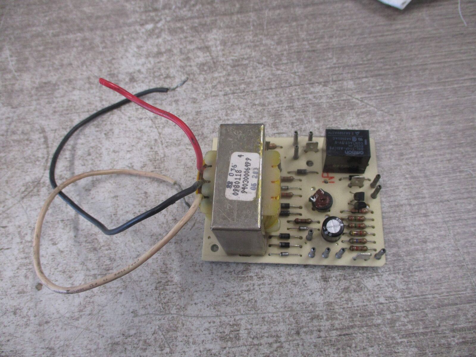 Dual-Lite Transformer Board 38-131 Rev. K Used